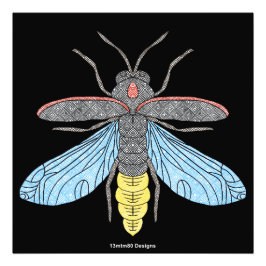 Firefly (negro) - Impresión fotográfica