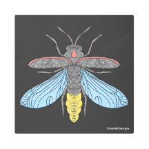 Firefly (negro) - impresión Metalizado