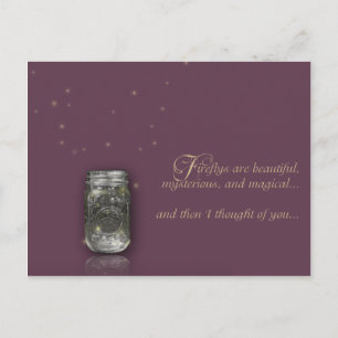 Fireflys en la postal malauve