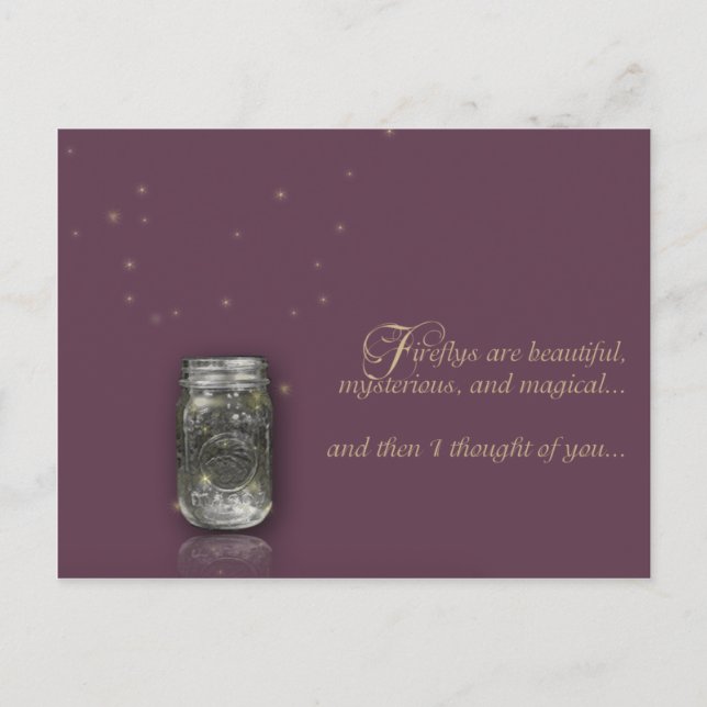 Fireflys en la postal malauve (Anverso)