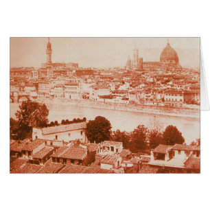 FIRENZE - VISTA PANORÁMICA ANTIGUA DE FLORENCIA 18