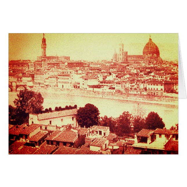FIRENZE - VISTA PANORÁMICA DE FLORENCIA ANTIGUA 18 (Anverso (Horizontal))