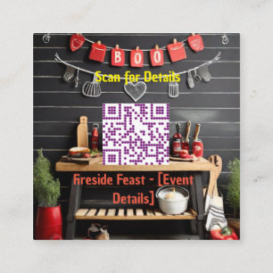 Fireside Feast: Invitación a BBQ Bash