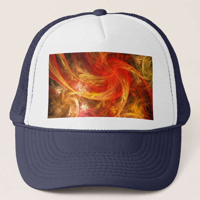 Firestorm Nova Abstract Art Gorra (Anverso)