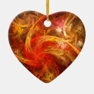 Firestorm Nova Resumen Ornamento del Corazón de Ar