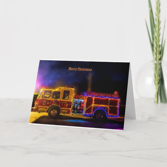 Firetruck del navidad (Anverso)