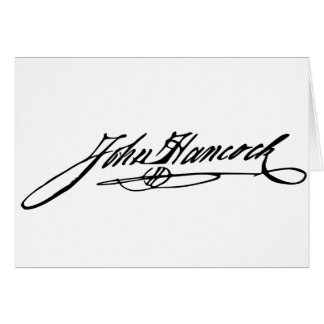Firma de Juan Hancock