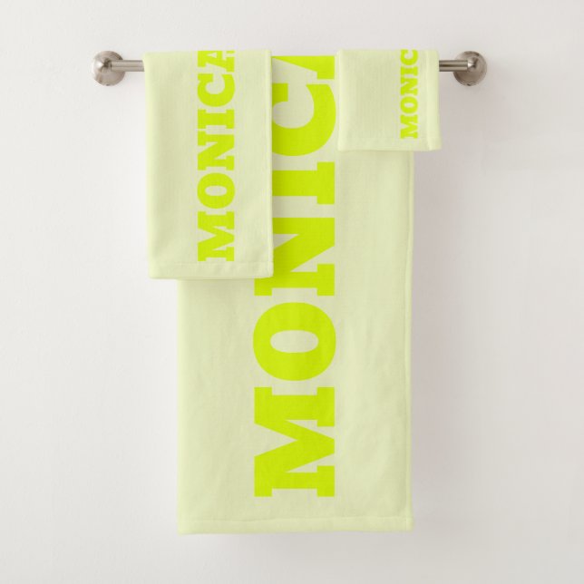 Firma Neon Yellow Stylish Moderna Name (In situ)