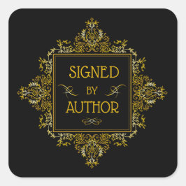 Firmado por el Pegatina Autor