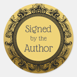 Firmado por el Pegatina Autor