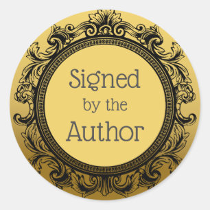 Firmado por el Pegatina Autor