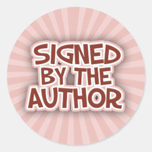 Firmado Por Los Pegatinas AuthorRed