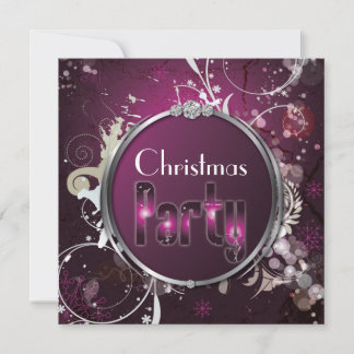 Firme invitación de fiesta para Navidades modernos