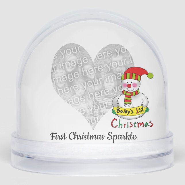 First Christmas Sparkle – Snowman Design (Anverso)