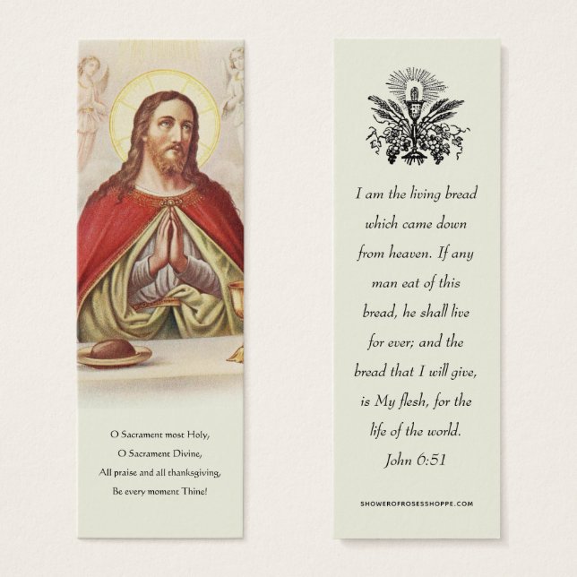 First Communion Catholic Remembrance Jesus Prayer (Anverso y reverso)