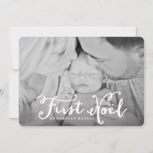 First Noel Tarjeta fotográfica de vacaciones