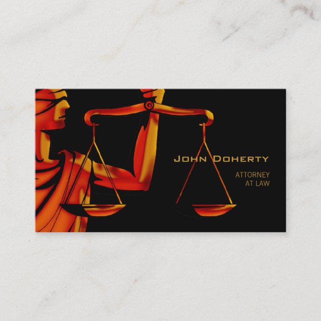 FISCAL DE DERECHO - Tarjeta de visita (Anverso)