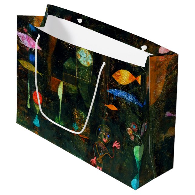 Fish Magic, Bolsa de Regalo Grande Paul Klee (Angulo Anverso)