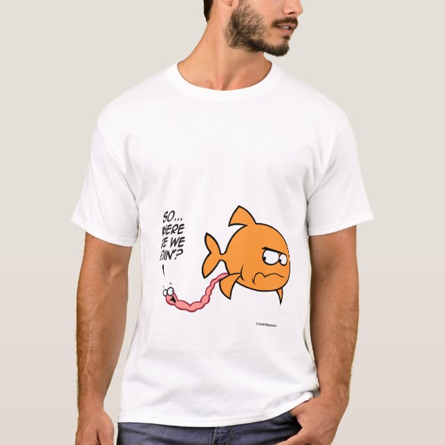 Fish Pooh Camisetas blancos (Anverso)