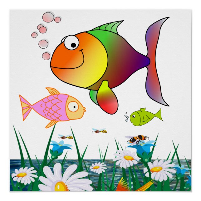 Fish Poster Beach House Posters (Anverso)