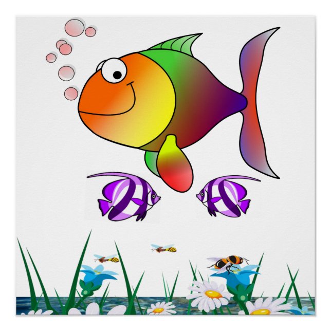 Fish Poster Beach House Posters (Anverso)