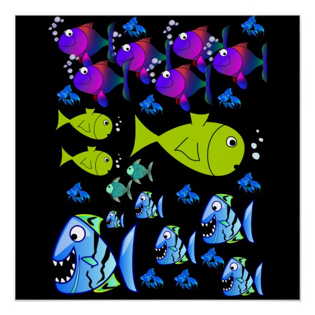 Fish Poster Beach House Posters (Anverso)