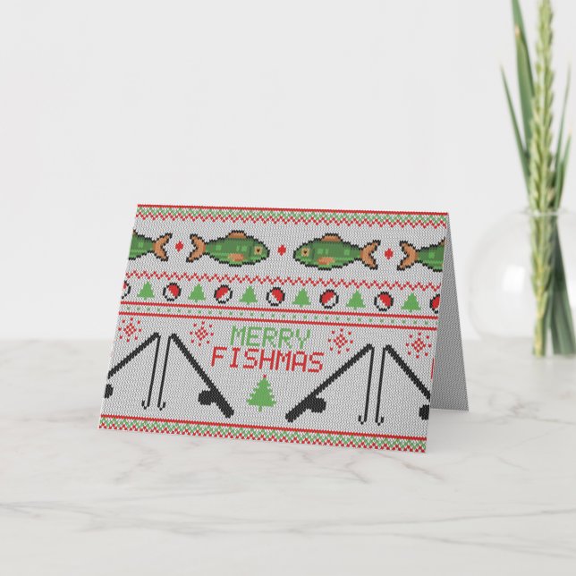 Fish Ugly Navidad Sweater (Anverso)