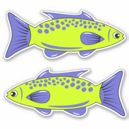 Fish Vinyl Pegatina