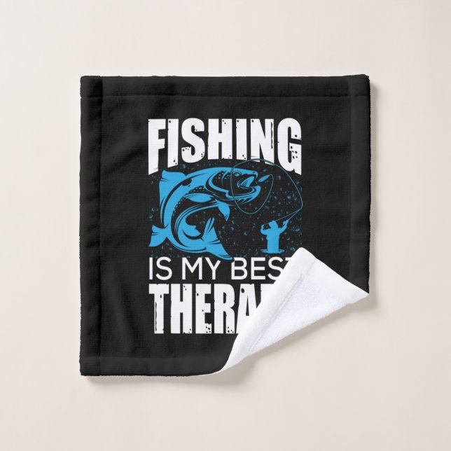 Fisher Fishing Is My Best Therapy (Toallita)