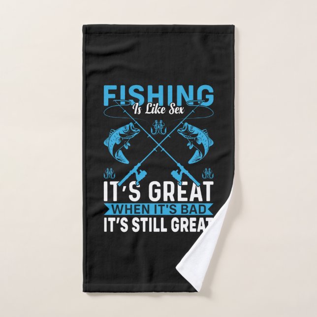 Fisher Gift Fishing Is Great (Toalla de mano)
