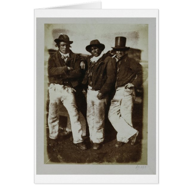 Fishermen Ashore, c.1843-47 (papel salado impreso  (Frente)