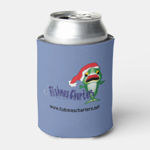 Fishmas azul marino carga el neverita de bebidas