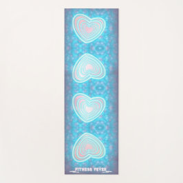 Fitness Fiebre Invierno Corazón Azul Yoga Mat