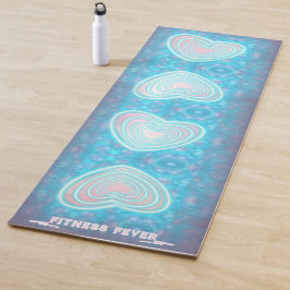 Fitness Fiebre Invierno Corazón Azul Yoga Mat