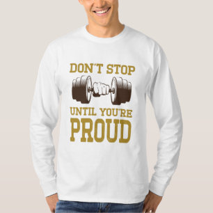 Fitness T-Shirt Camisetas motivacionales Realiz