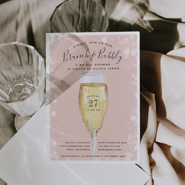 Fizzy Pop | Invitación a Brunch de ducha de novia (Subido por el creador)