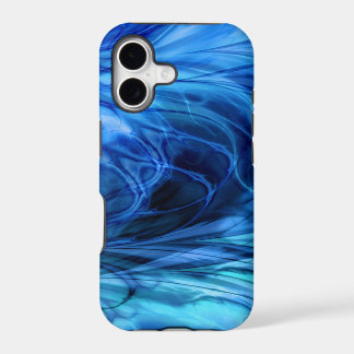 Flactal Feathers Blue