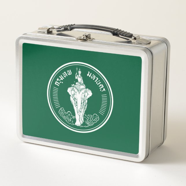 Flag of Bangkok, Thailand Metal Lunch Box (Anverso)