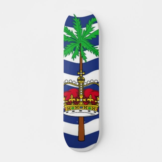 Flag of British Indian Ocean Territory Skateboard (Anverso )