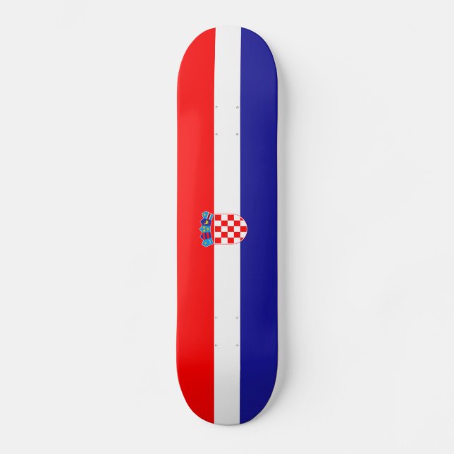 Flag of Croatia Skateboard (Anverso)