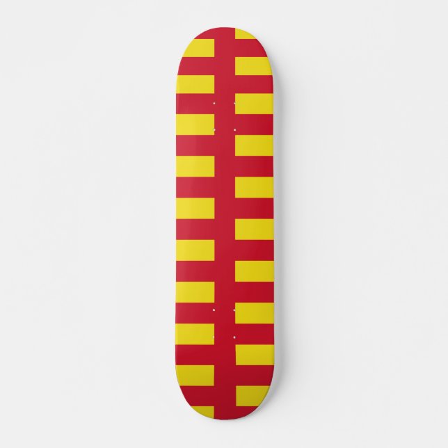 Flag of Northumberland Skateboard (Anverso )