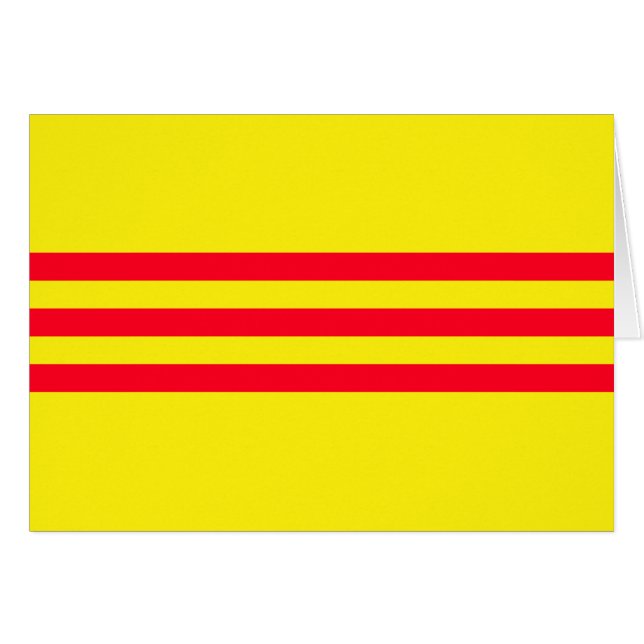 Flag of South Vietnam (Anverso (Horizontal))