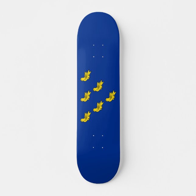 Flag of Sussex Skateboard (Anverso )