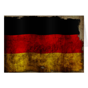 Flagge Deutsch - Vintage...
