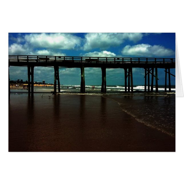 Flagler Beach Fishing Pier Foto (Anverso (Horizontal))