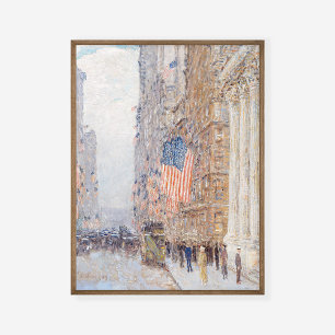 Flags Childe Hassam en el arte de pinturas Waldorf