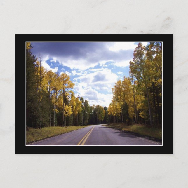 Flagstaff Arizona en la postal otoño (Anverso)