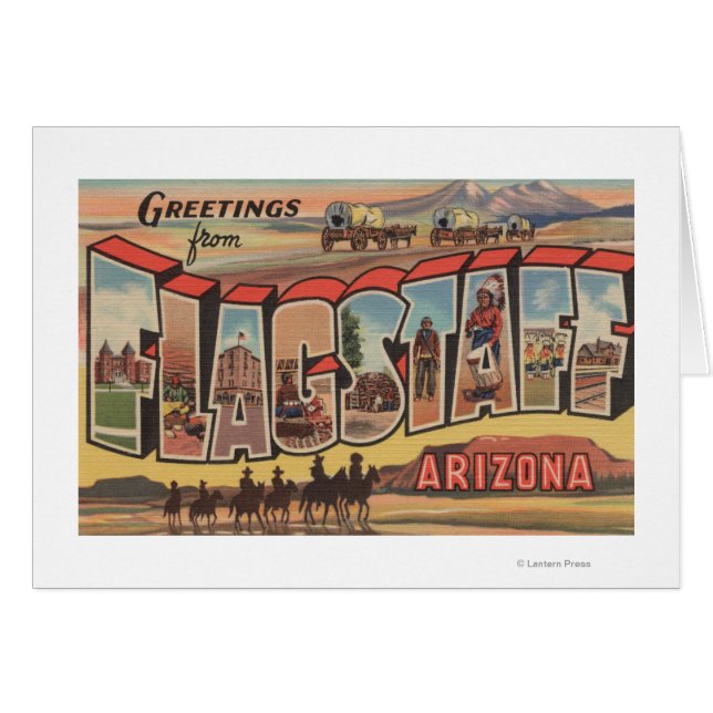 Flagstaff, Arizona - Escenas de letras grandes (Anverso (Horizontal))
