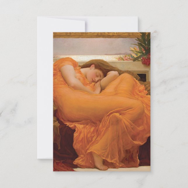 Flamante junio por Frederic Leighton (Anverso)