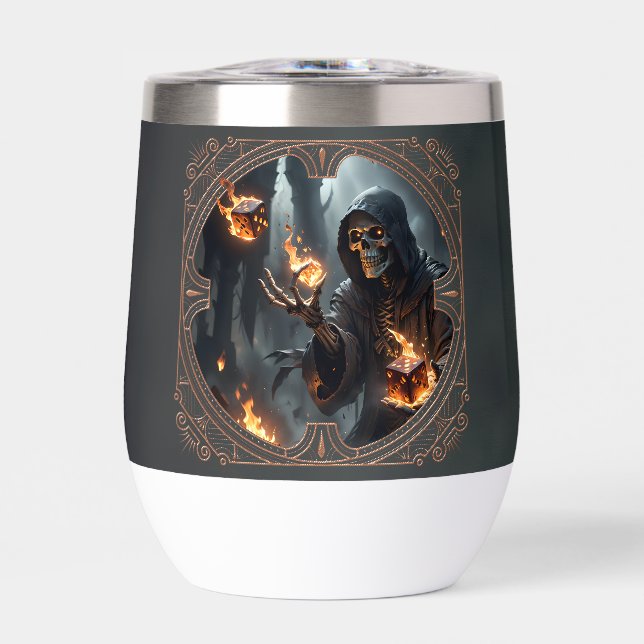 Flamas góticas, el guardián de los dados ardientes (Frente)